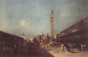 Plaza San Marco Francesco Guardi Veneciano Pinturas al óleo